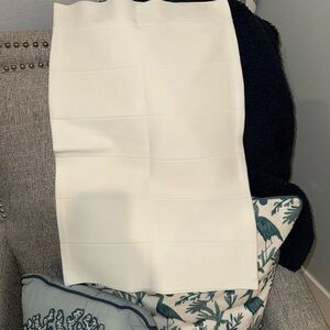 BCBGMaxAzria Cream Pencil Skirt